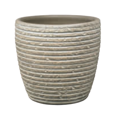 Puķu pods PORTO keram. 17cm brūna